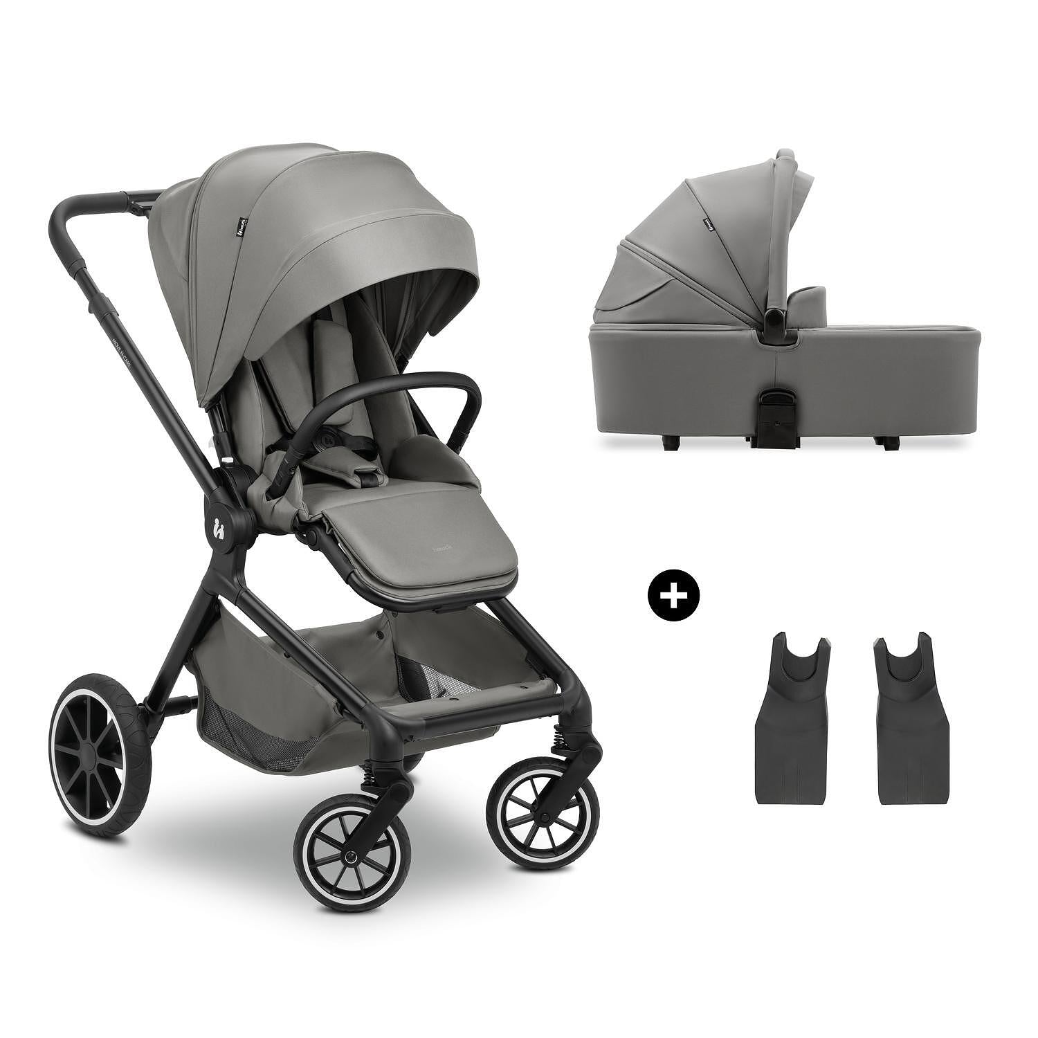 Бебешка Количка Move N Care Set Dark Grey Hauck