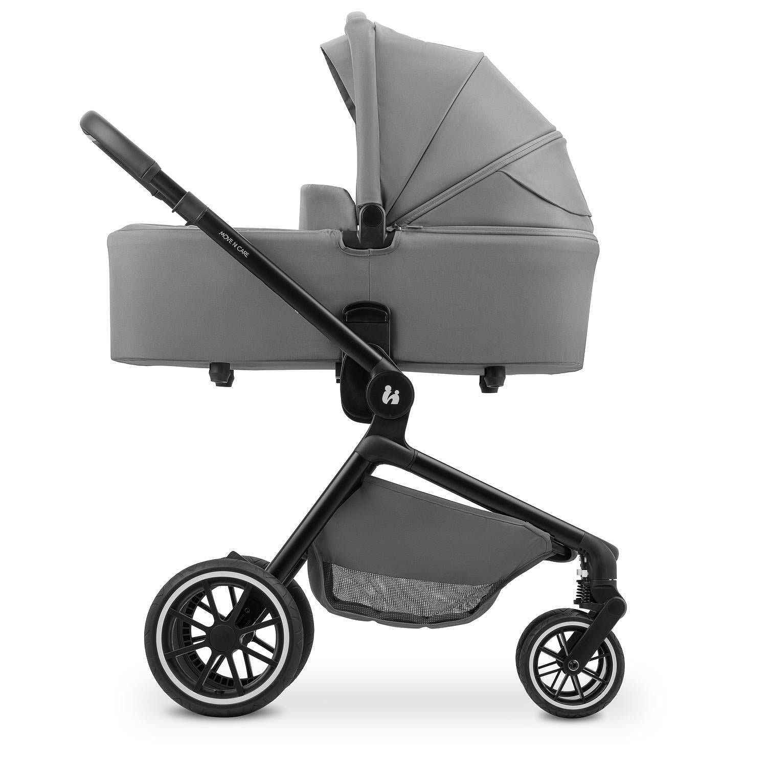 Бебешка Количка Move N Care Set Dark Grey Hauck