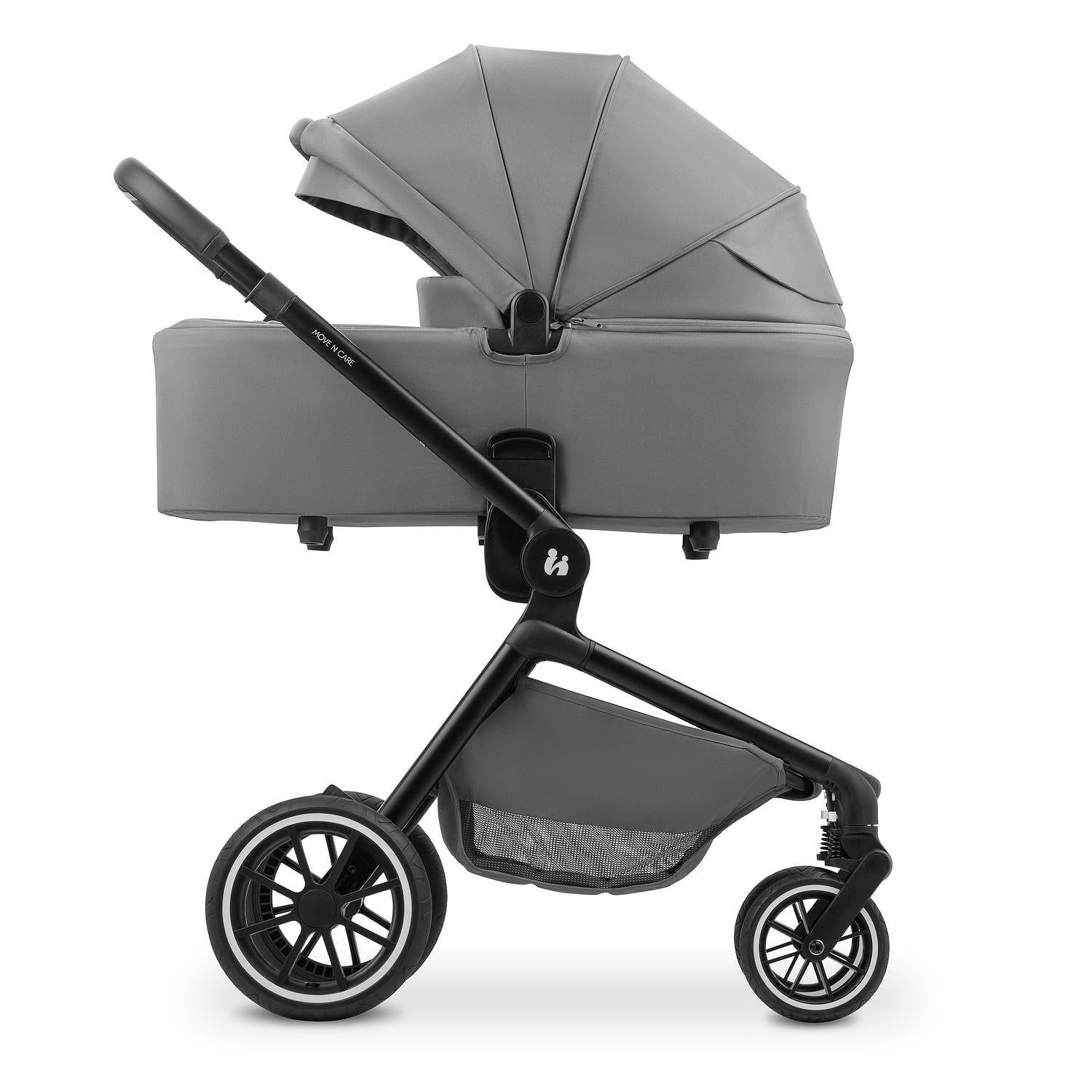 Бебешка Количка Move N Care Set Dark Grey Hauck