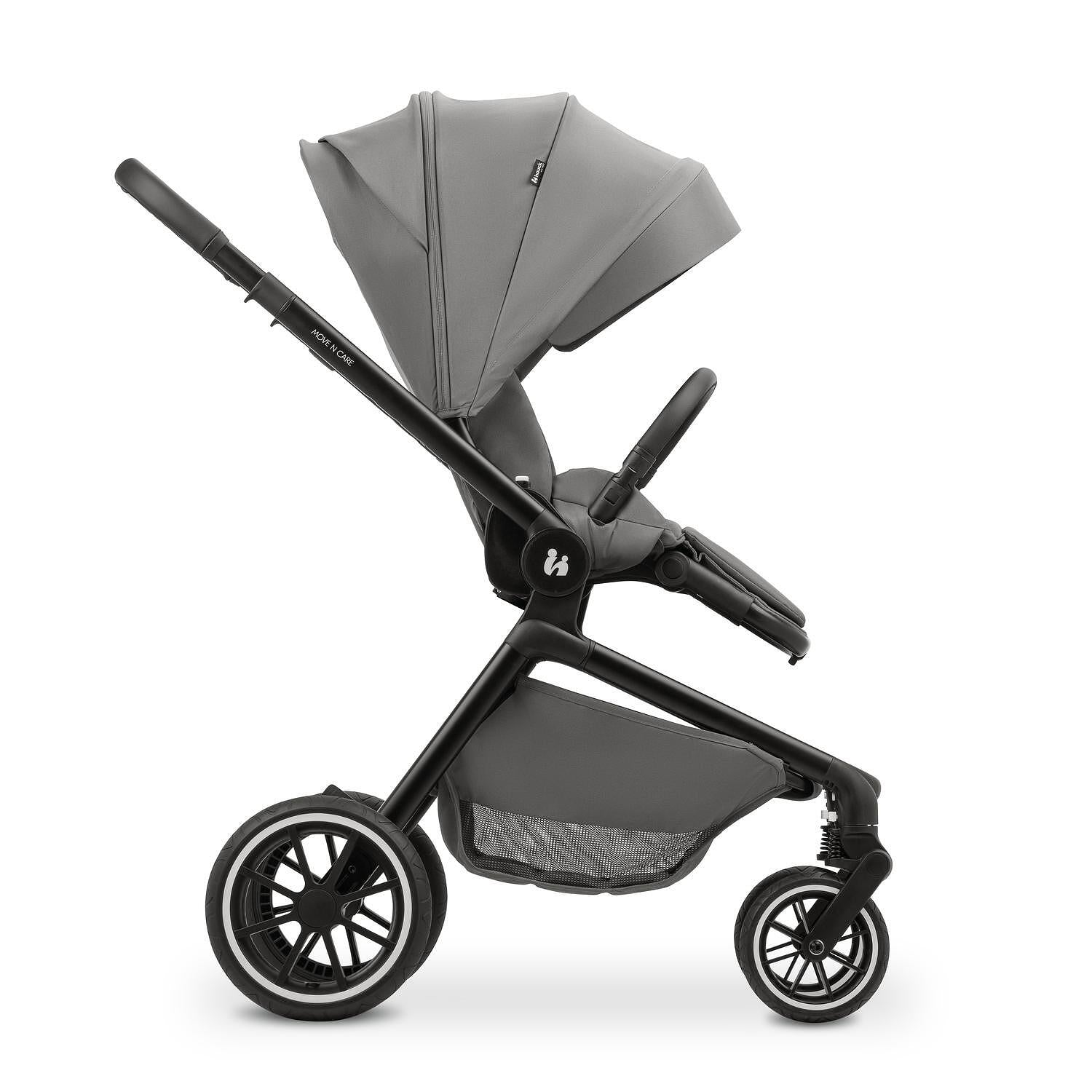 Бебешка Количка Move N Care Set Dark Grey Hauck