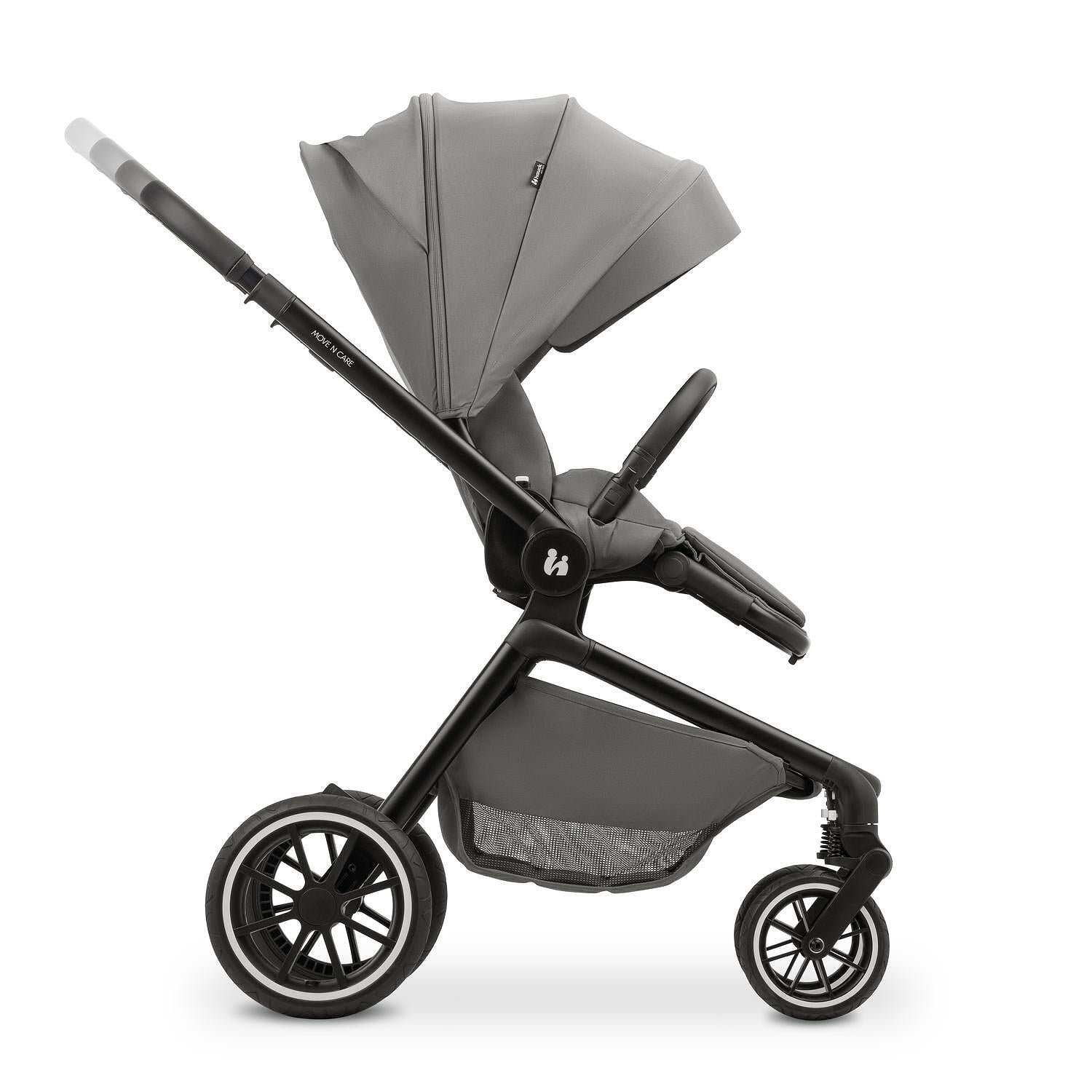 Бебешка Количка Move N Care Set Dark Grey Hauck