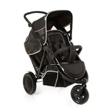 Бебешка Количка За Близнаци Freerider Sh12 Black Hauck