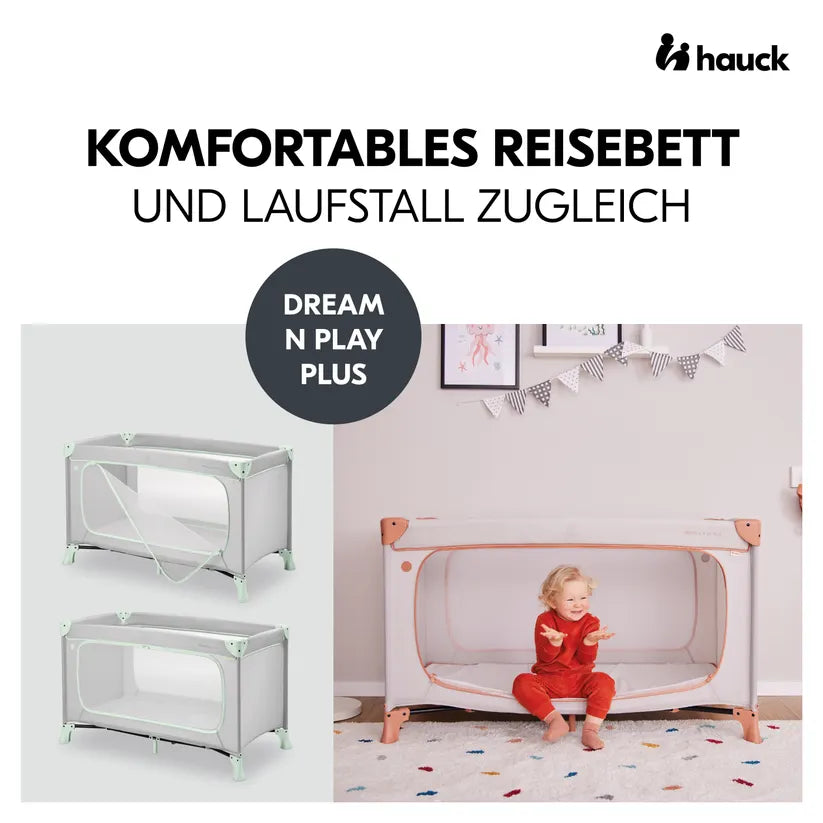 Бебешка Кошара Dream N Play Plus Dusty Mint Hauck