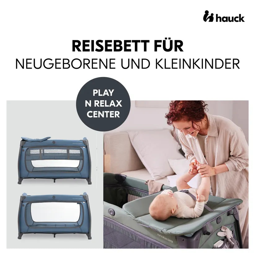 Бебешка Кошара Play N Relax Center Dark Blue Hauck