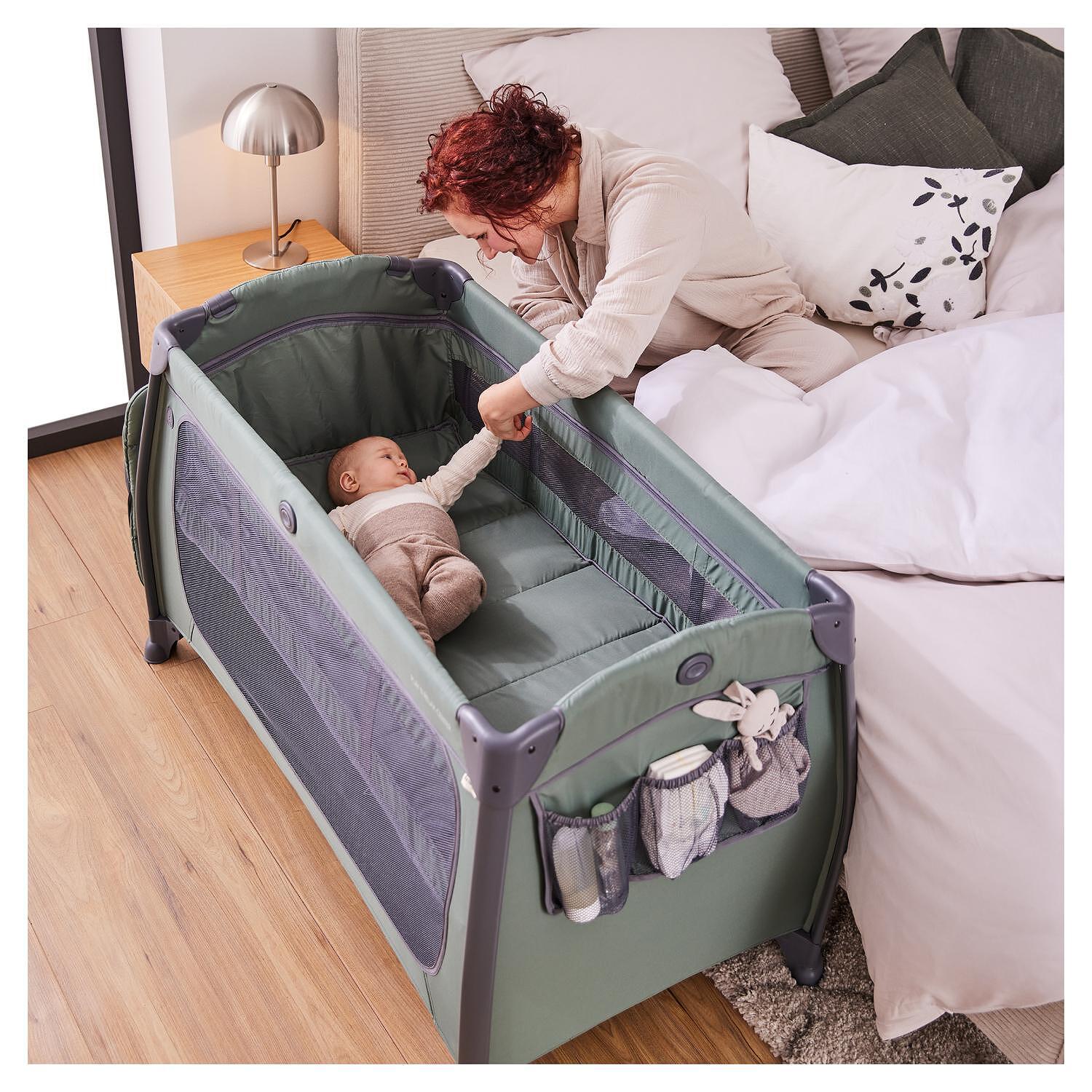 Бебешка Кошара Play N Relax Center Dark Green Hauck