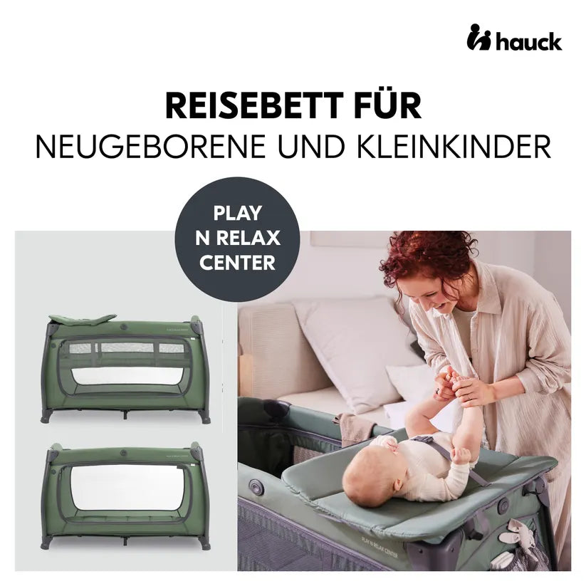 Бебешка Кошара Play N Relax Center Dark Green Hauck