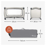 Бебешка Кошара Sleep N Easyfold Dark Grey Hauck