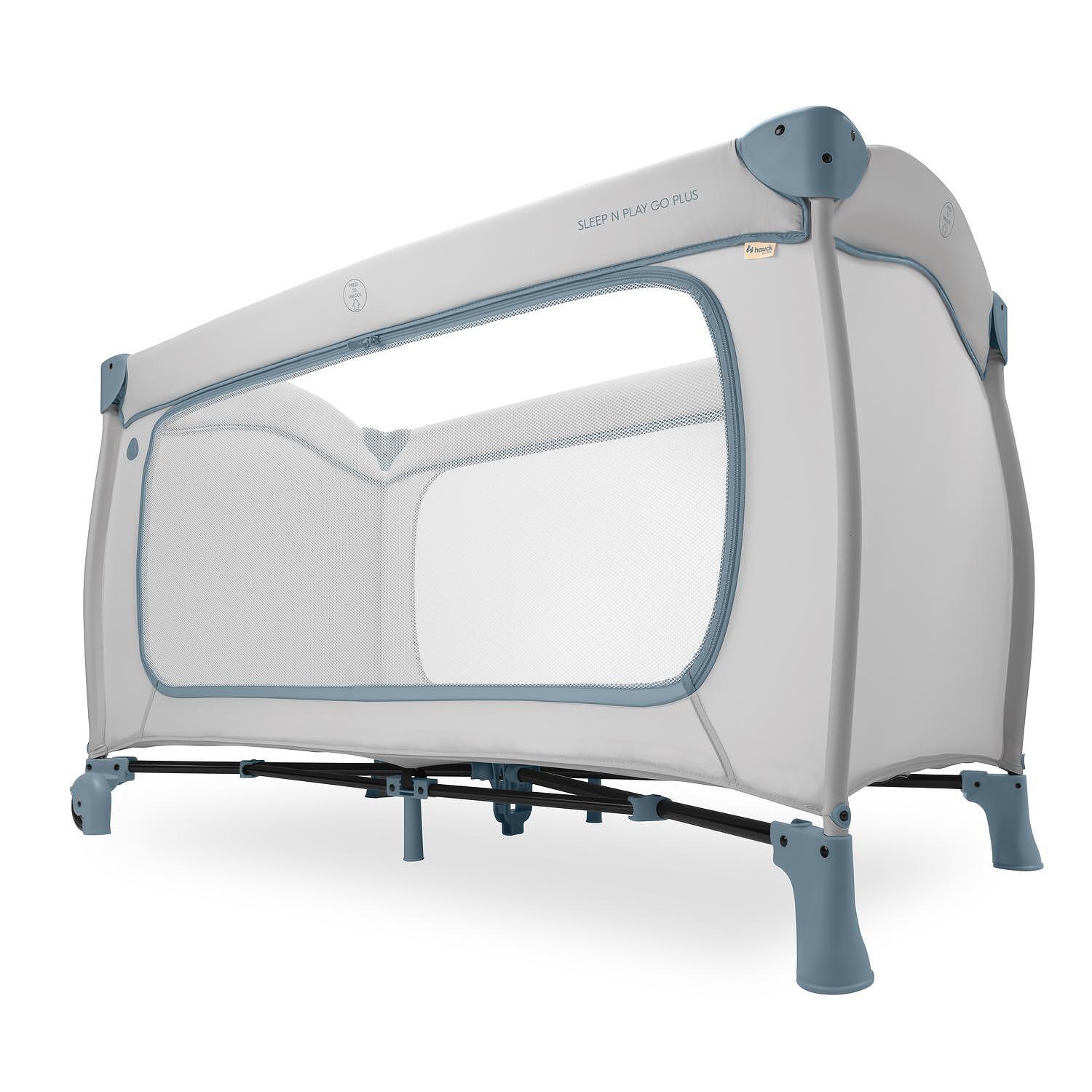 Бебешка Кошара Sleep N Play Go Plus Dusty Blue Hauck