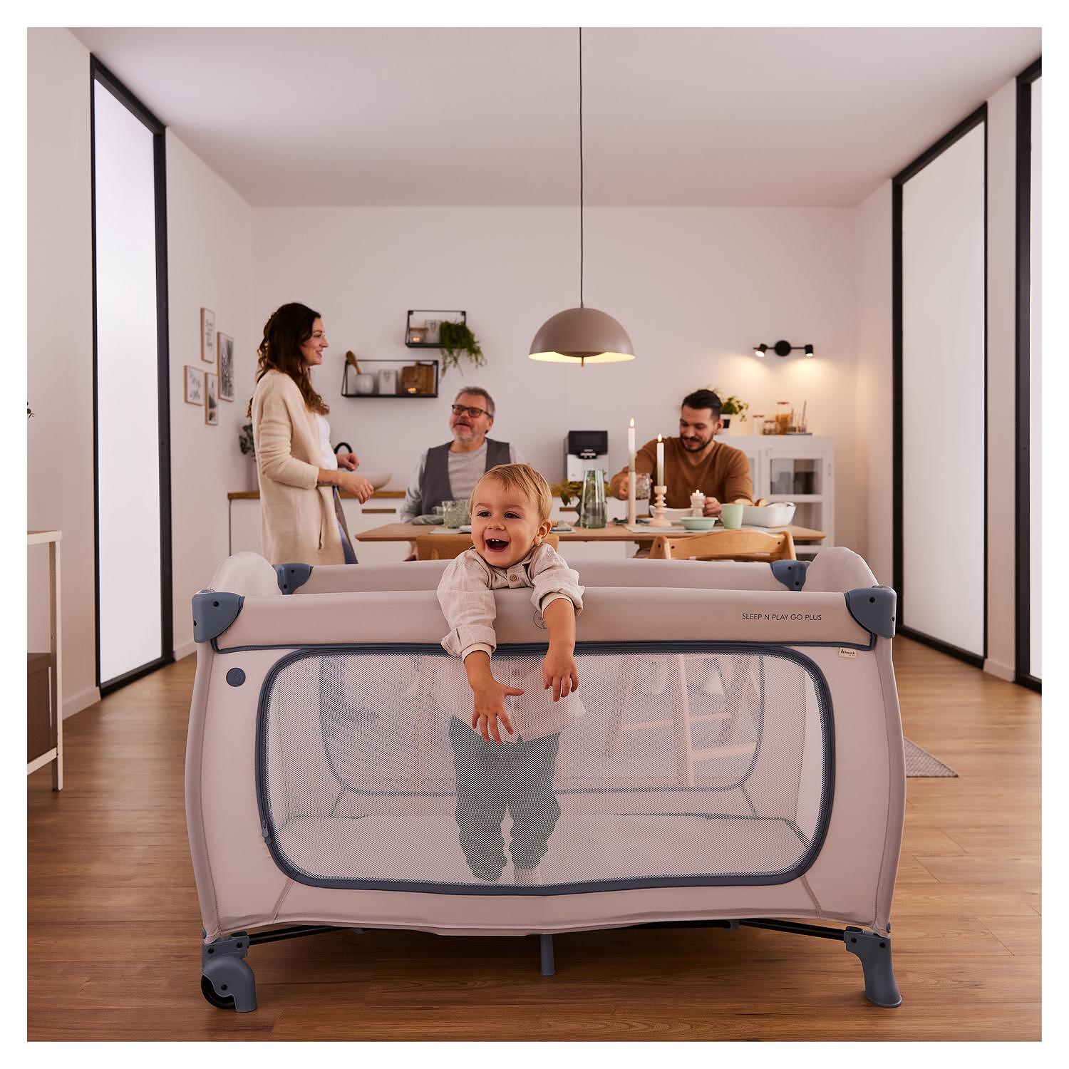 Бебешка Кошара Sleep N Play Go Plus Dusty Cork Hauck