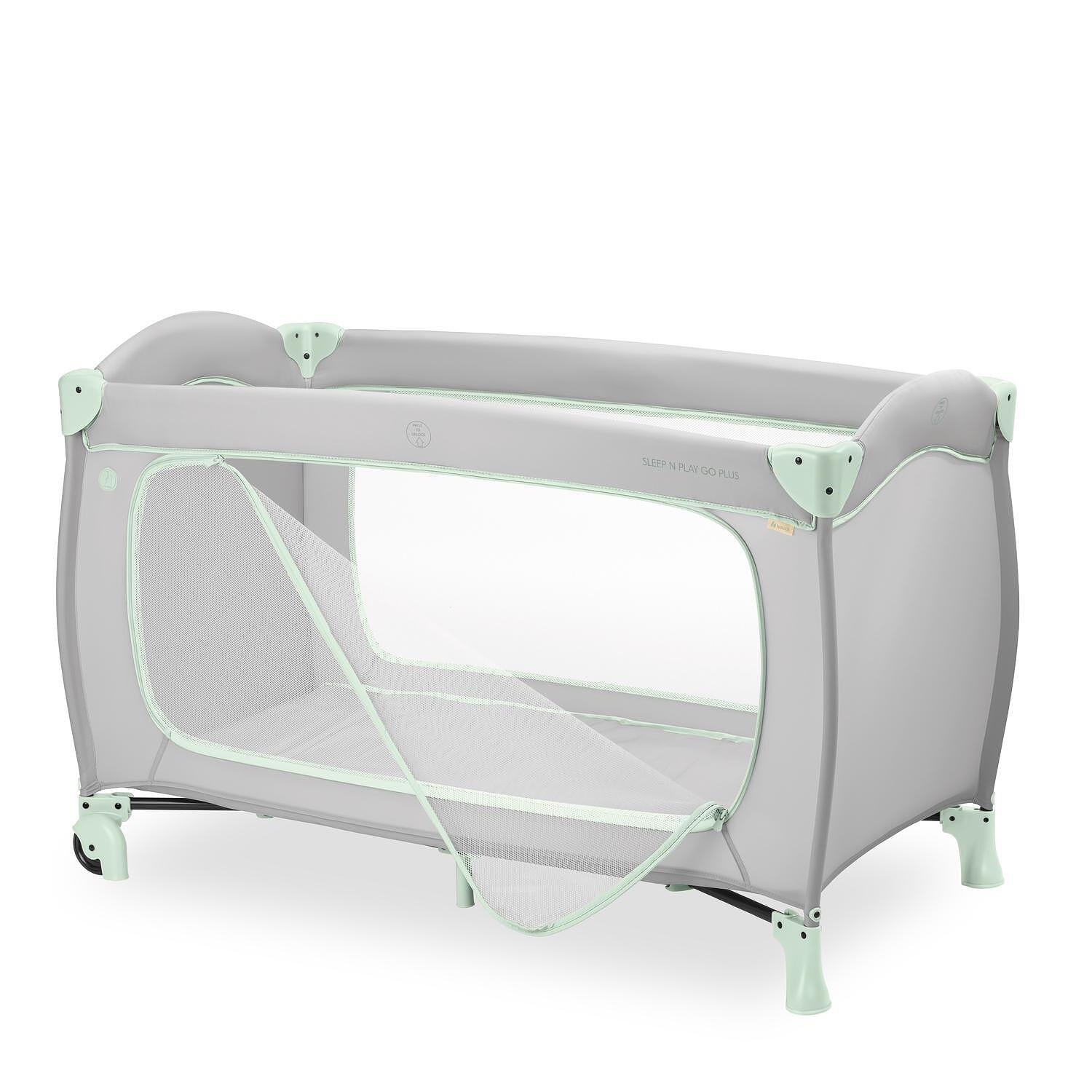 Бебешка Кошара Sleep N Play Go Plus Dusty Mint Hauck