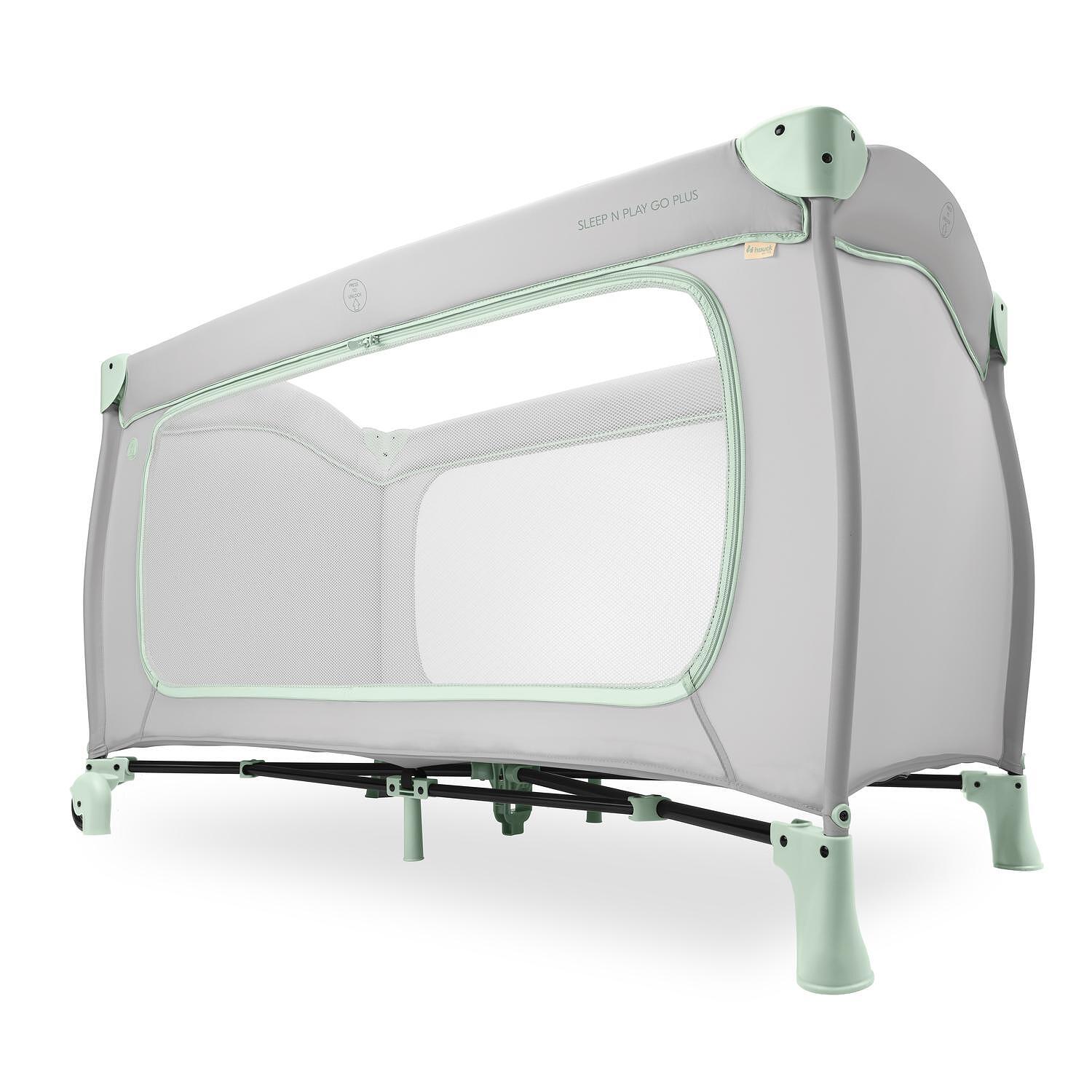 Бебешка Кошара Sleep N Play Go Plus Dusty Mint Hauck