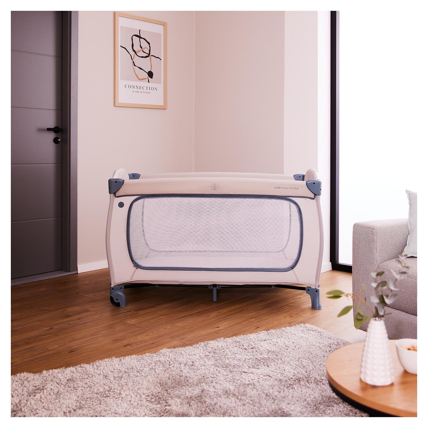 Бебешка Кошара Sleep N Play Go Plus Dusty Mint Hauck