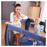 Бебешка Кошара За Игра Sleep N Play Sq Set Dark Green Hauck