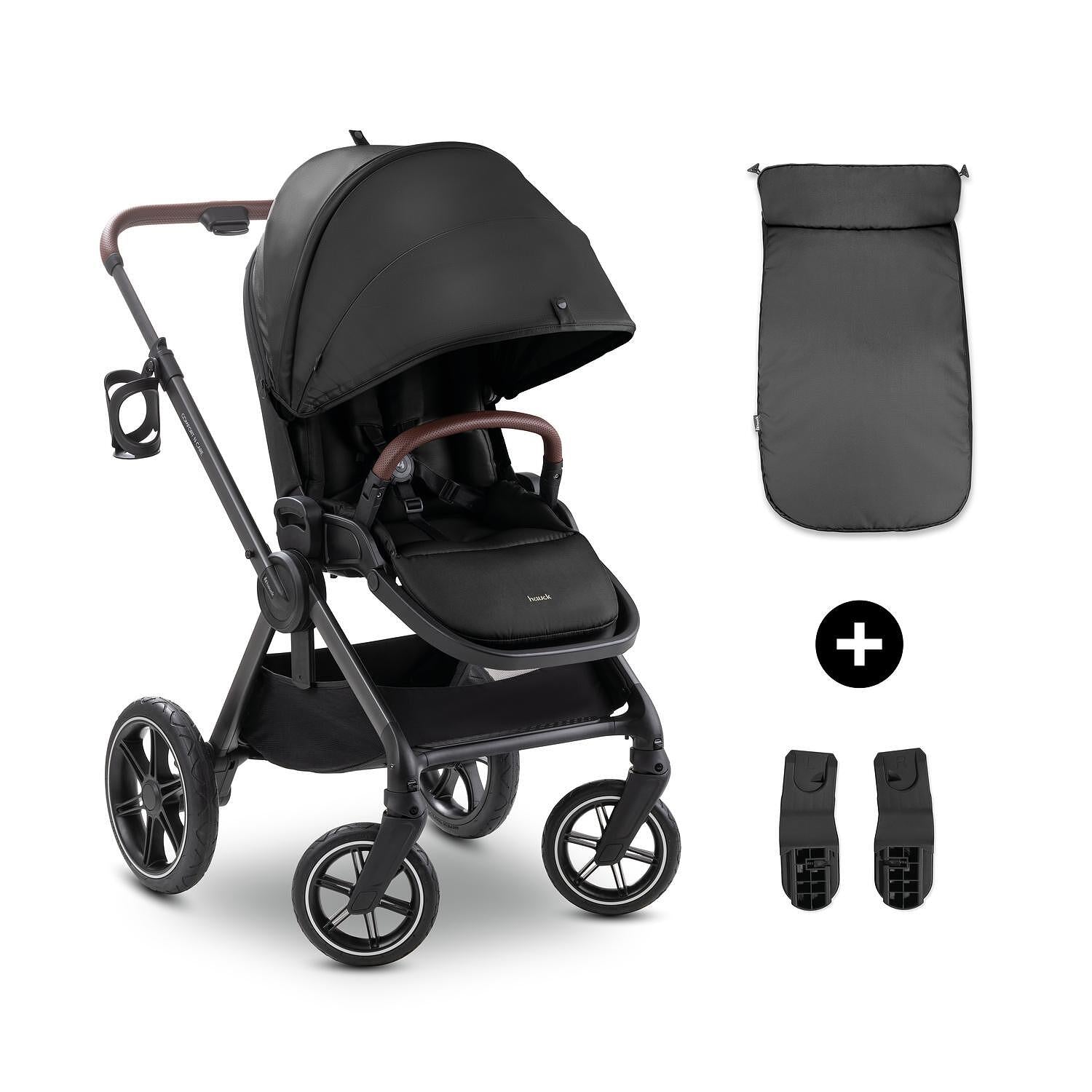 Бебешка Лятна Количка Comfort N Care Black Hauck