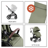 Бебешка Лятна Количка Comfort N Care Olive Hauck