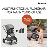 Бебешка Лятна Количка Move N Care Dark Grey Hauck