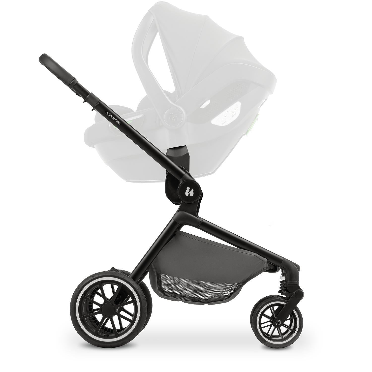 Бебешка Лятна Количка Move N Care Dark Grey Hauck