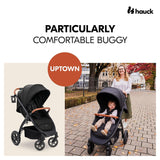 Бебешка Лятна Количка Uptown Black Melange Black Hauck