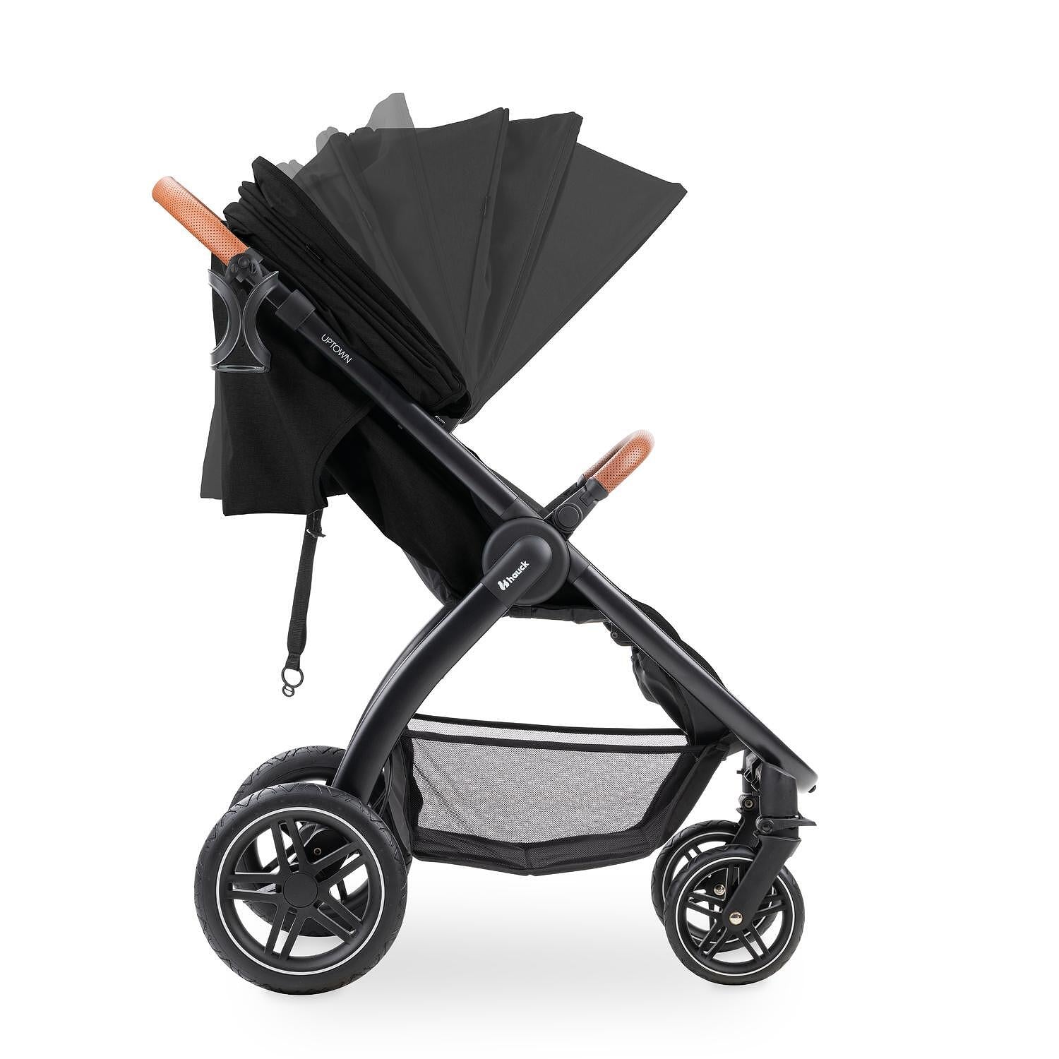 Бебешка Лятна Количка Uptown Black Melange Black Hauck
