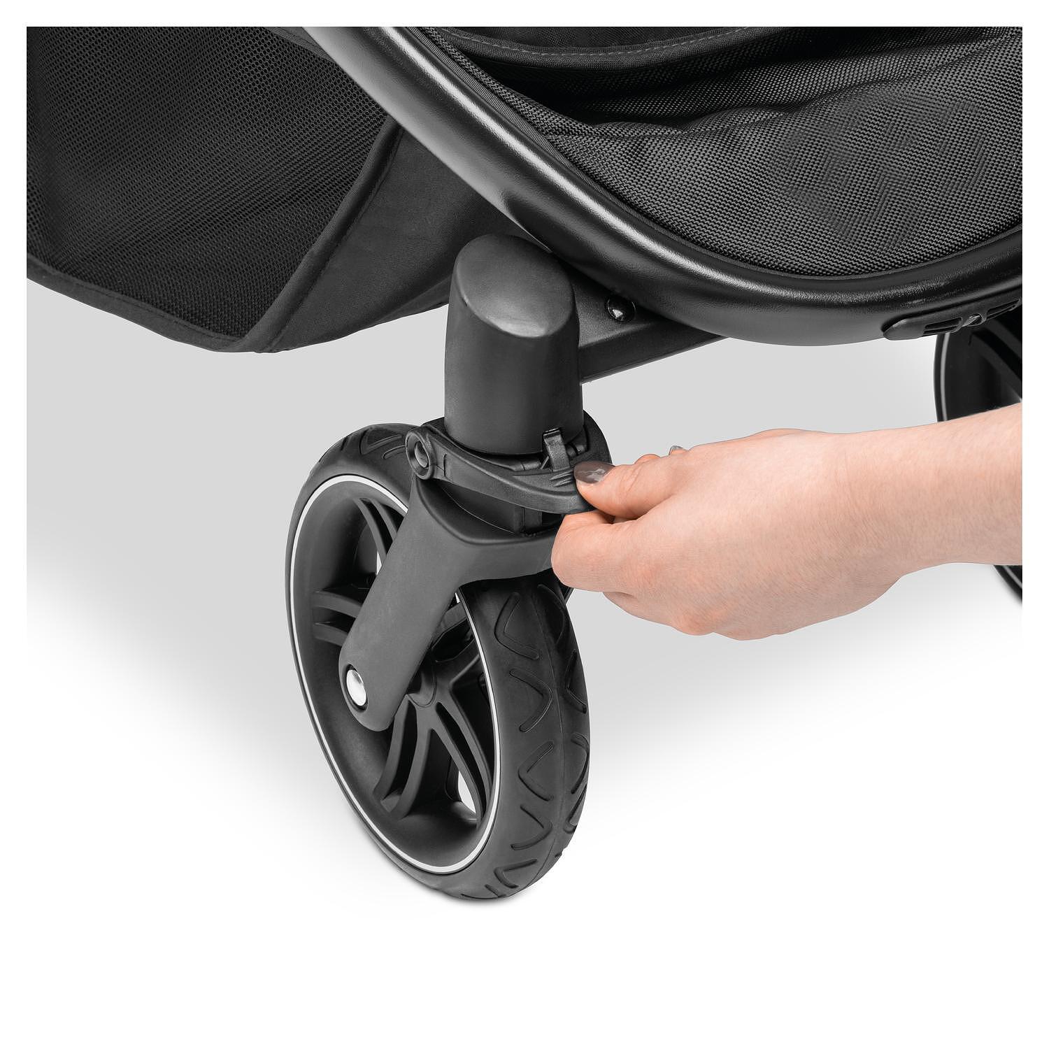 Бебешка Лятна Количка Uptown Black Melange Black Hauck