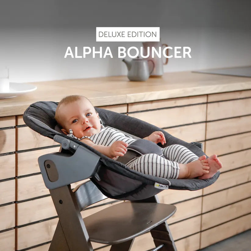 Бебешка Люлка Alpha Bouncer Melange Grey Hauck