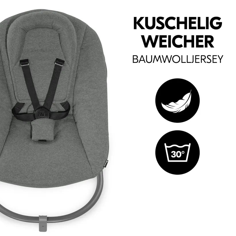 Бебешка Люлка Alpha Bouncer Premium Dark Grey Hauck