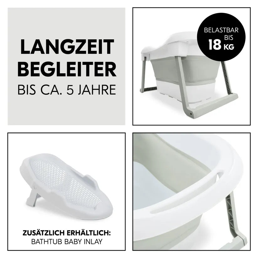 Бебешка Вана Wash N Fold L White Sage Hauck