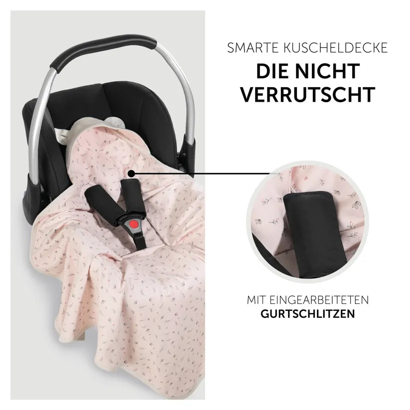 Бебешко Одеяло За Повиване Snuggle N Dream Beige Bloom Hauck