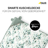 Бебешко Одеяло За Повиване Snuggle N Dream Leaves Mint Hauck