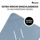 Бебешко Одеяло За Повиване Snuggle So Cosy Dusty Blue Hauck
