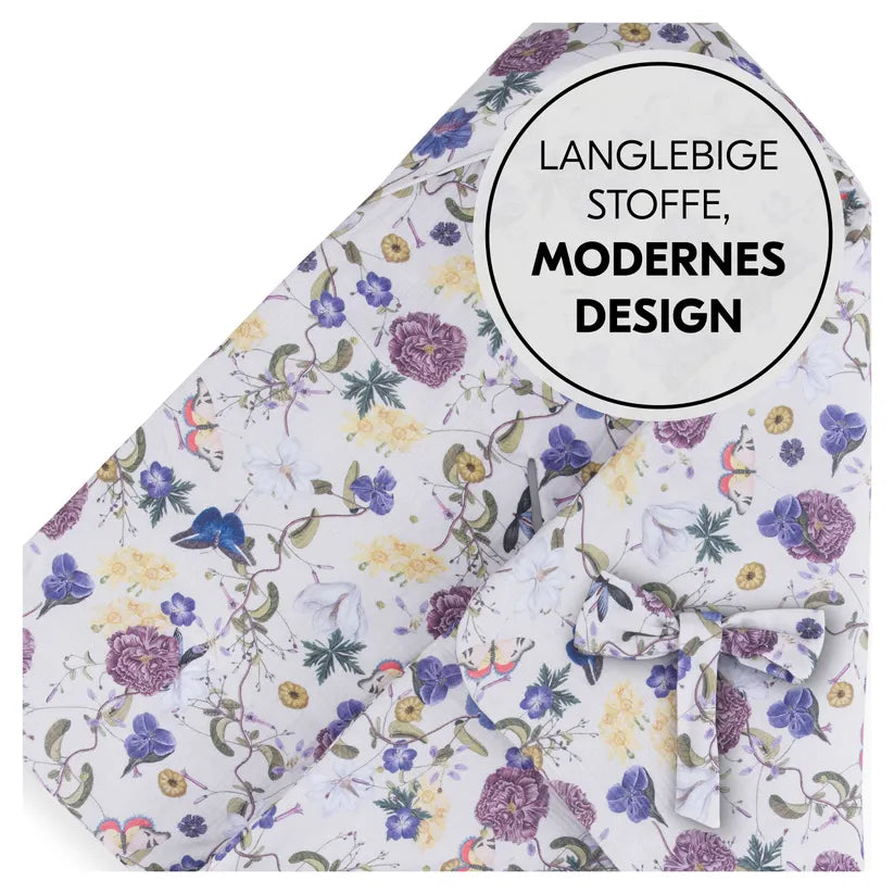 Бебешко Одеяло За Повиване Snuggle So Cosy Floral Beige Hauck