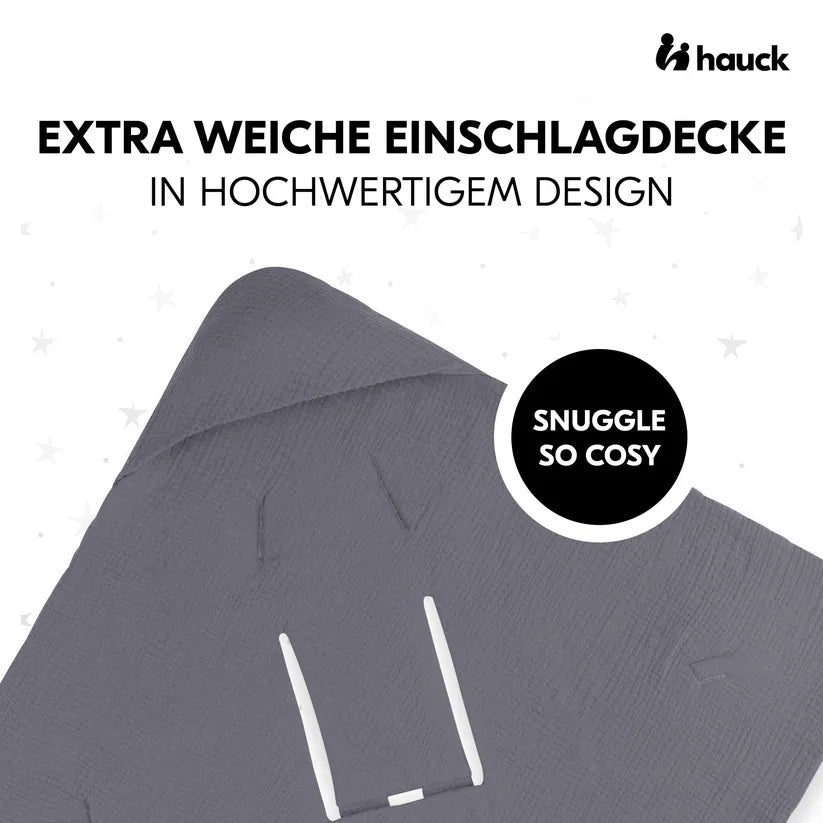 Бебешко Одеяло За Повиване Snuggle So Cosy Stone Hauck