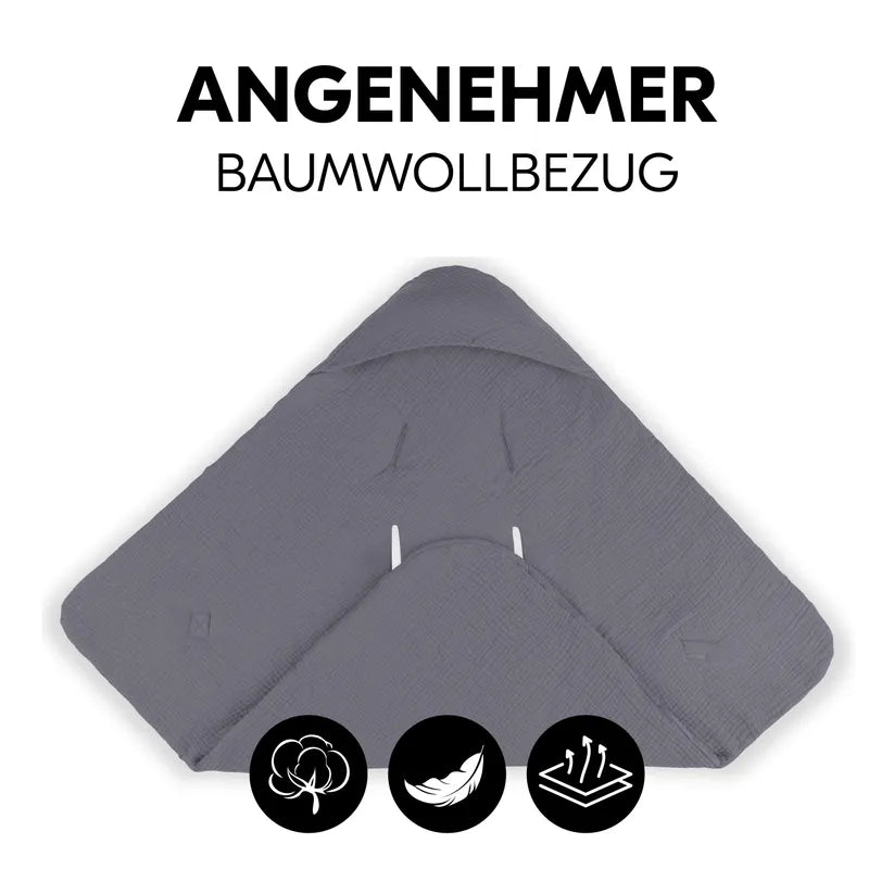 Бебешко Одеяло За Повиване Snuggle So Cosy Stone Hauck