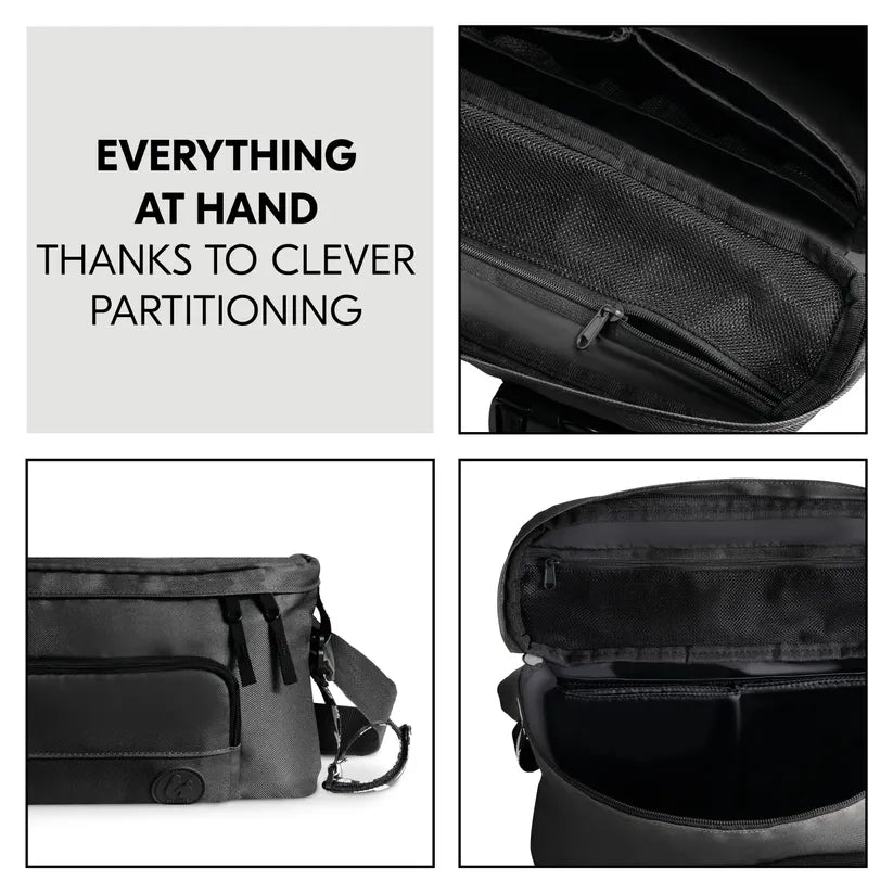 Чанта За Бебешка Количка Pushchair Hip Bag Black Hauck