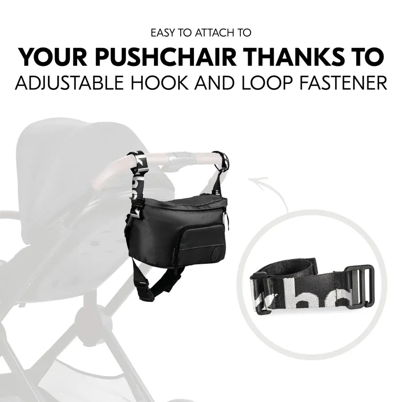 Чанта За Бебешка Количка Pushchair Hip Bag Black Hauck