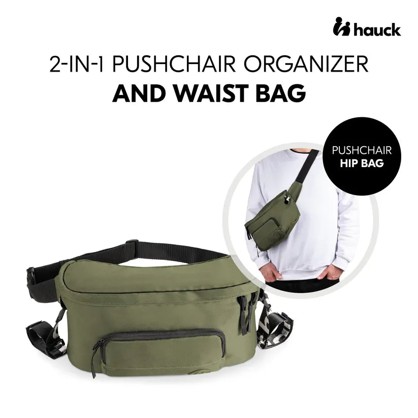 Чанта За Бебешка Количка Pushchair Hip Bag Olive Hauck