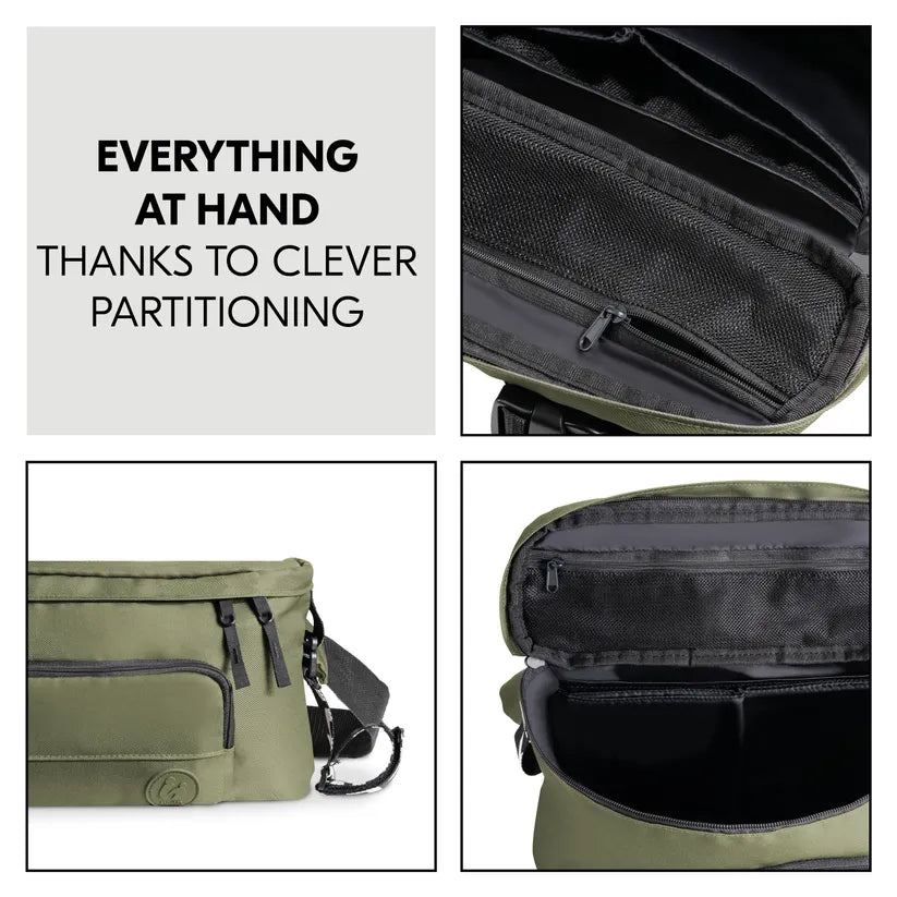 Чанта За Бебешка Количка Pushchair Hip Bag Olive Hauck