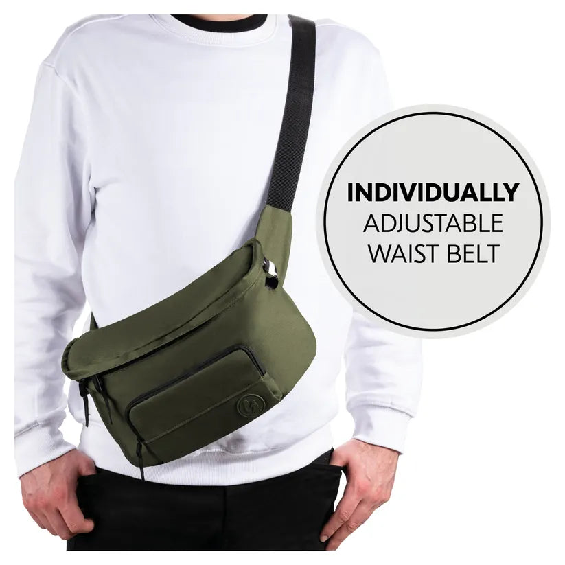 Чанта За Бебешка Количка Pushchair Hip Bag Olive Hauck