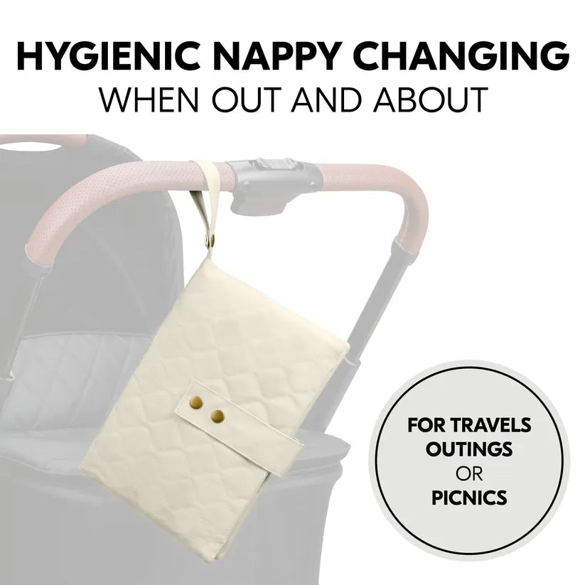Чанта За Пелени С Подложка Change N Walk Beige Hauck