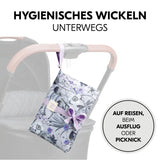 Чанта За Пелени С Подложка Change N Walk Floral Grey Hauck