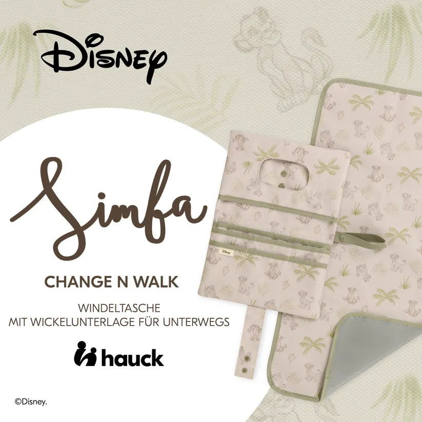 Чанта За Пелени С Подложка Change N Walk Simba Beige Hauck