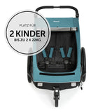 Детска Количка Триколка Dryk Duo Ocean Green Hauck