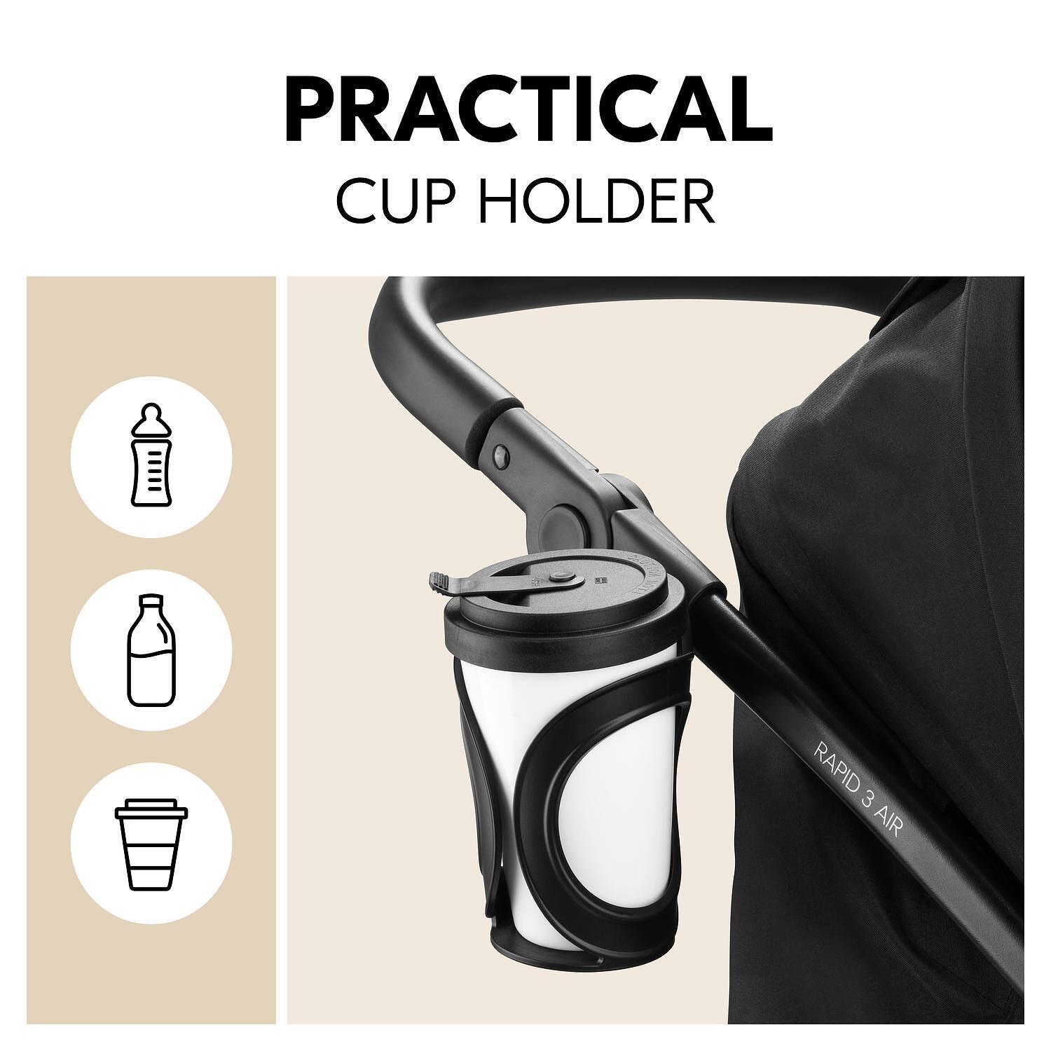 Детска Количка Триколка Rapid 3 Air Black Hauck
