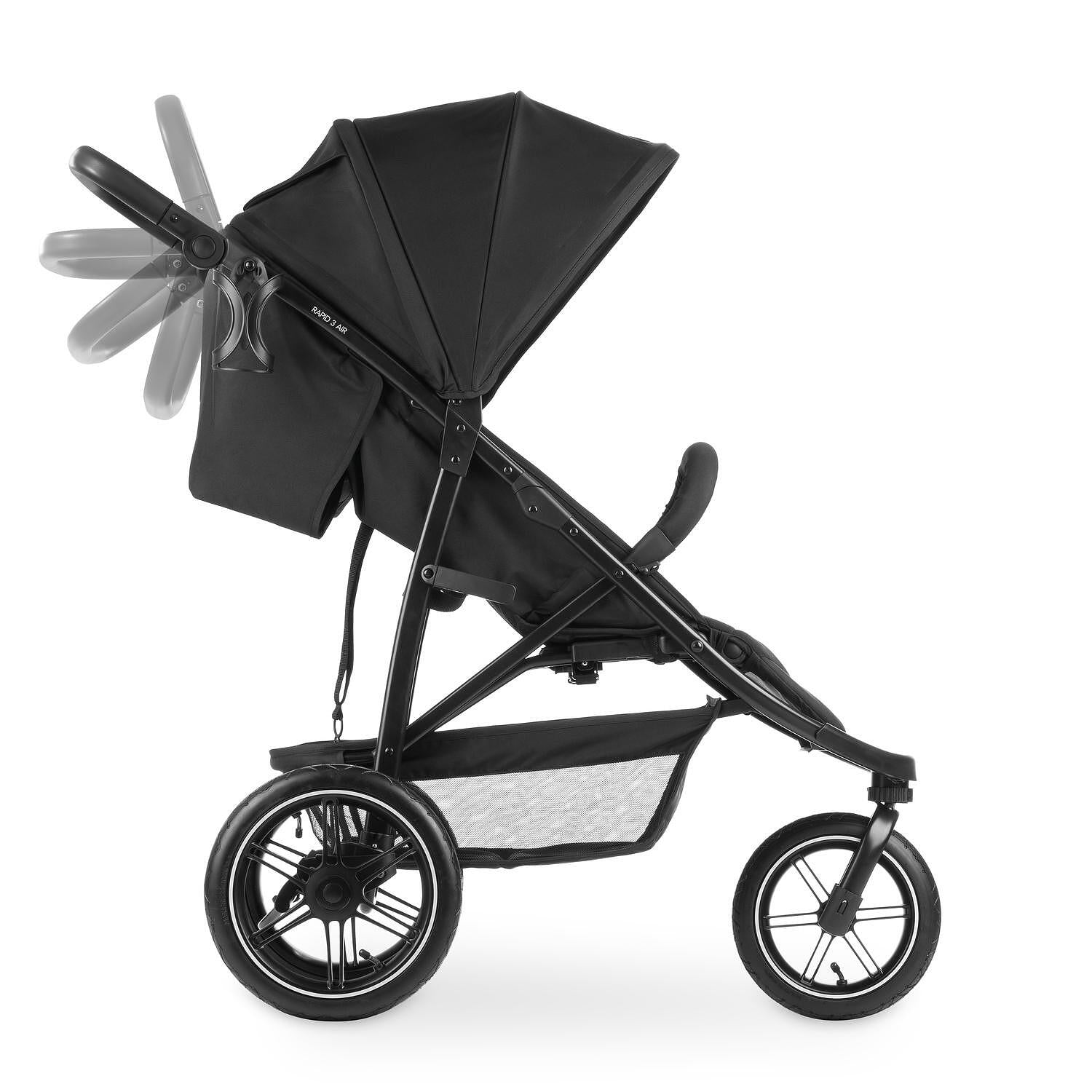Детска Количка Триколка Rapid 3 Air Black Hauck