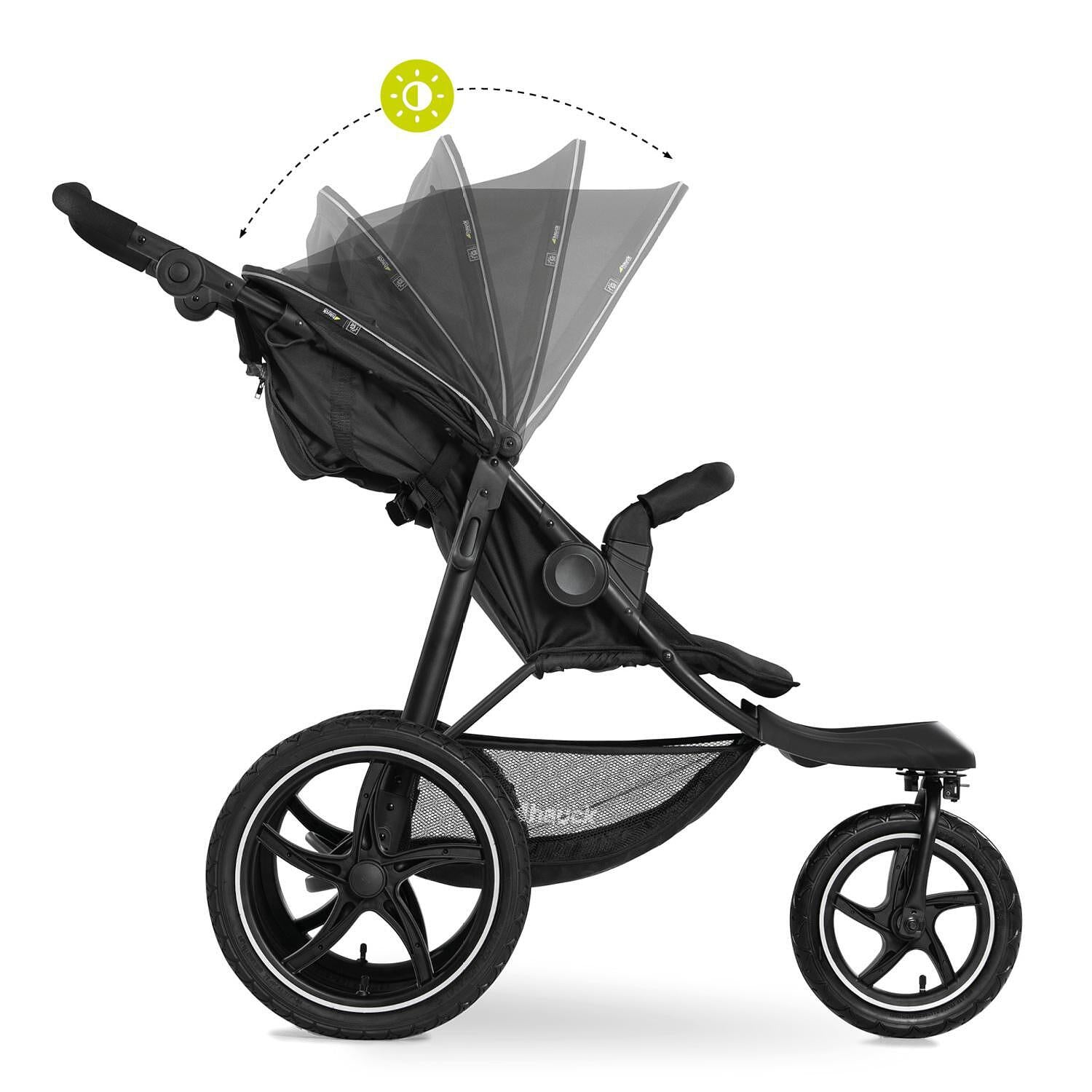 Детска Количка Триколка Runner 2 Black Hauck