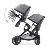 Детска Количка За Близнаци Atlantic Twin Melange Grey Hauck