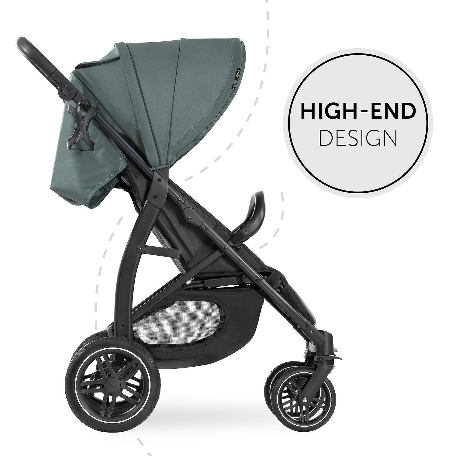 Детска Лятна Количка Rapid 4d Jungle Green Hauck