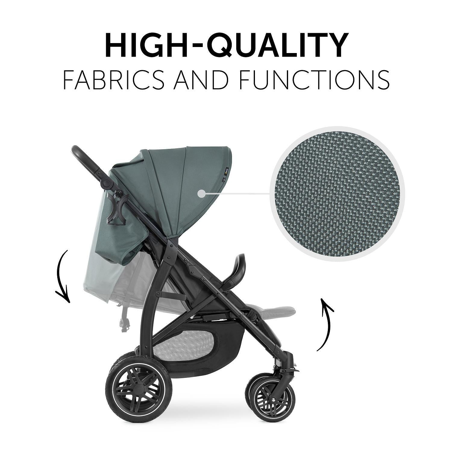 Детска Лятна Количка Rapid 4d Jungle Green Hauck