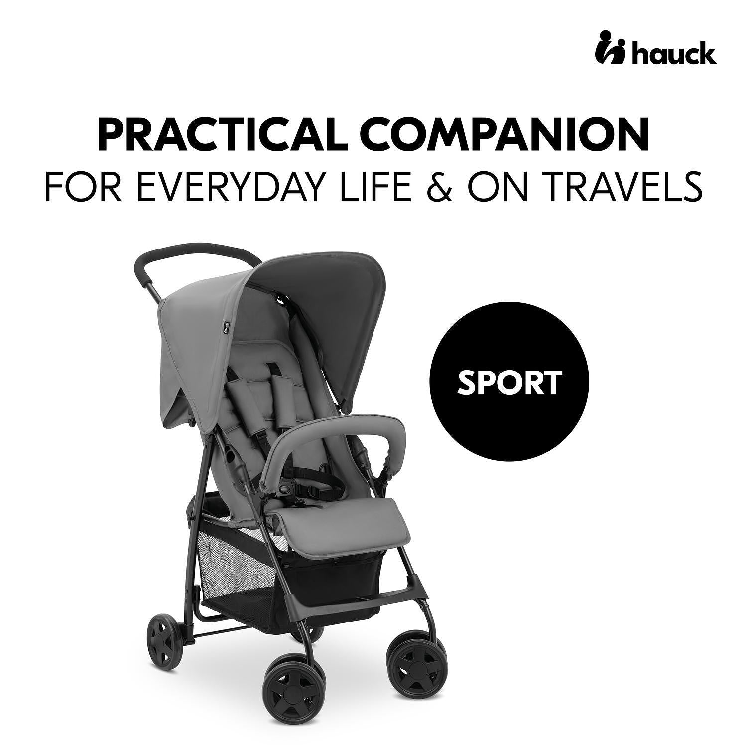 Детска Лятна Количка Sport Grey Hauck