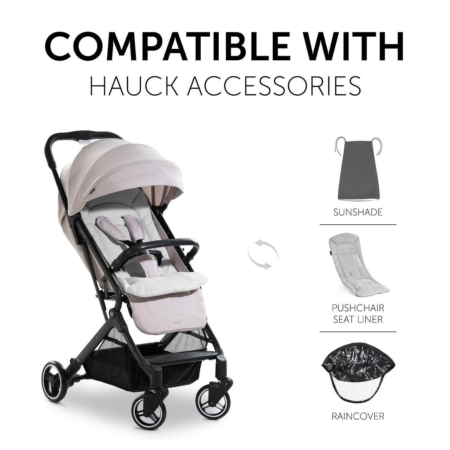 Детска Лятна Количка Travel N Care Beige Hauck